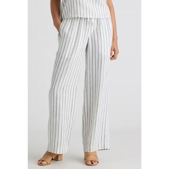 Quince Pants - Quince 100% European Linen Wide Leg Pants X-Large A001909